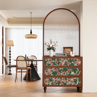 French  tempered glass screen cabinet