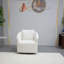 Chaise pivotante polyvalente avec dossier haut et revêtement moelleux pour diverses pièces