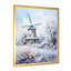 «Snowy Windmill Winter Landscape I - Windmills», art mural-512830320-512830321