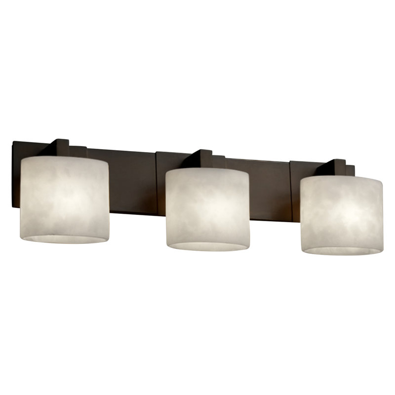 Ainka 3 - Light Vanity Light, Dark Bronze, Cylinder with Flat Rim