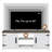 58" Farmhouse TV Stand With Open Storage Shelves And Cabinets For TV Up To 65"-75475351