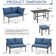 Crussell 9 - Person Patio Conversation Sets with Cushions