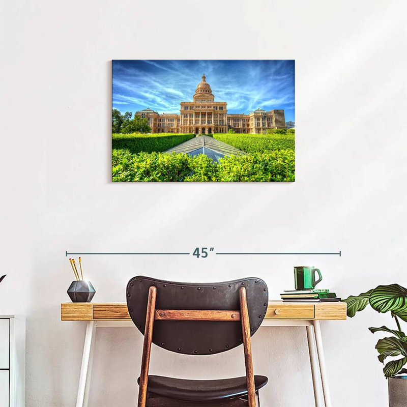 Nicci Texas Capitol, H 20 po x l 30 po