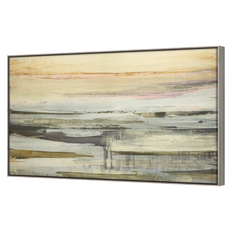 Printemps 2019, sans titre, encadré sur toile par Maeve Harris, reproduction, H 44 po x l 72 po