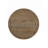 Brutus 47" Vintage Walnut 47" Contemporary Round Dining Table With Wheat Colored Base