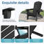  Ensemble de chaises d'extérieur pliables en PEHD Adirondack-326882978