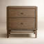 Table de chevet violette