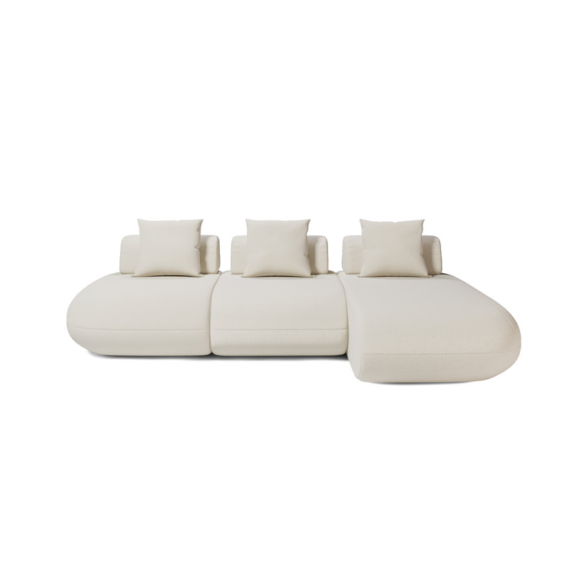 Canapé modulaire Dannita Bouclet Vainilla