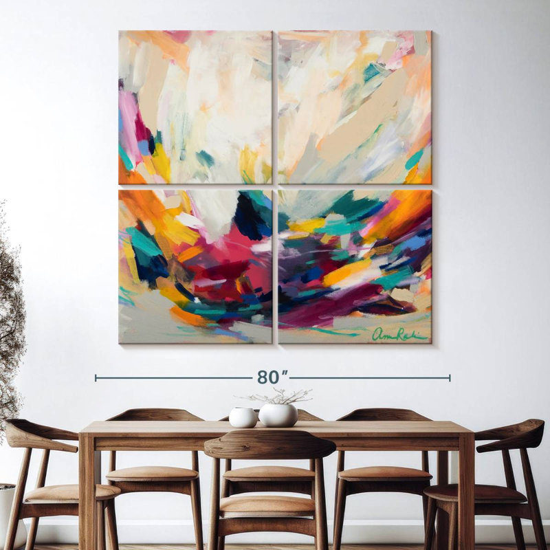 New Beginnings, 74" H x 74" W