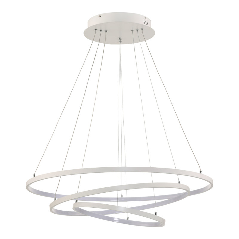 Dare 3 - Light LED Geometric Pendant, Not Dimmable