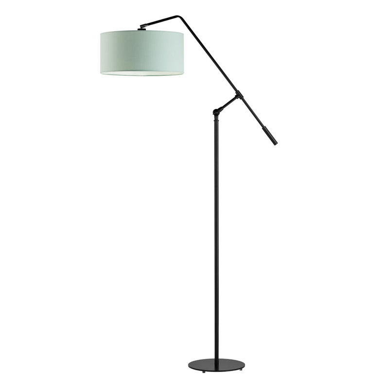 Hanskarl 170cm Reading Floor Lamp, Mint, Black