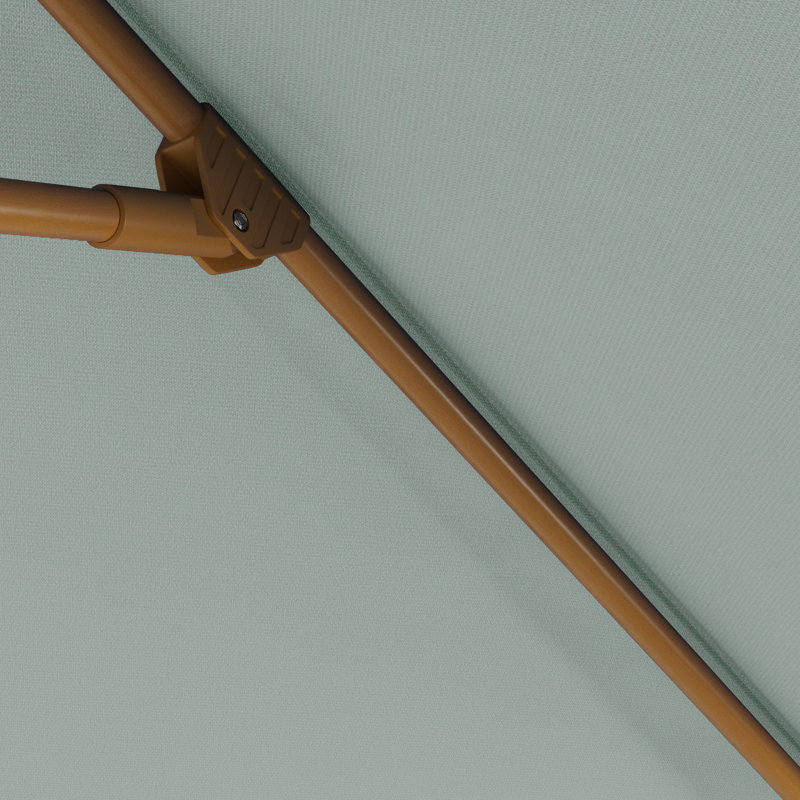Parasol en teck 11 pi, Palette brume