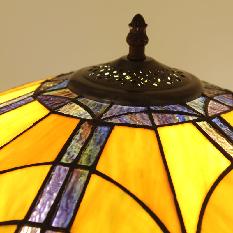 Kaukauna Resin Table Lamp, Orange