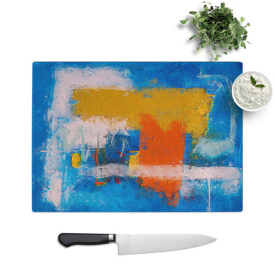 Tempered Glass Art Painting Vol.70 Chopping Board