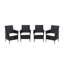 Outdoor Patio Dining Armchair with Cushion