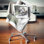 Housse de coussin et insert Designart «Horse Cart Black and White» Designart
