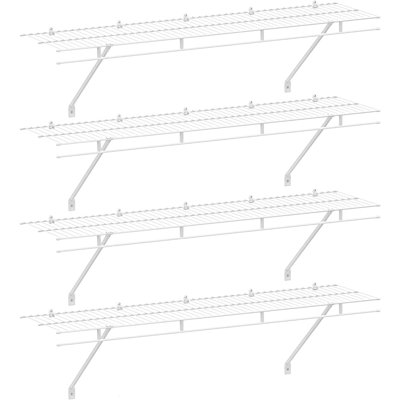 Ensemble de 4 tablettes murales, 4 pi x 12 po