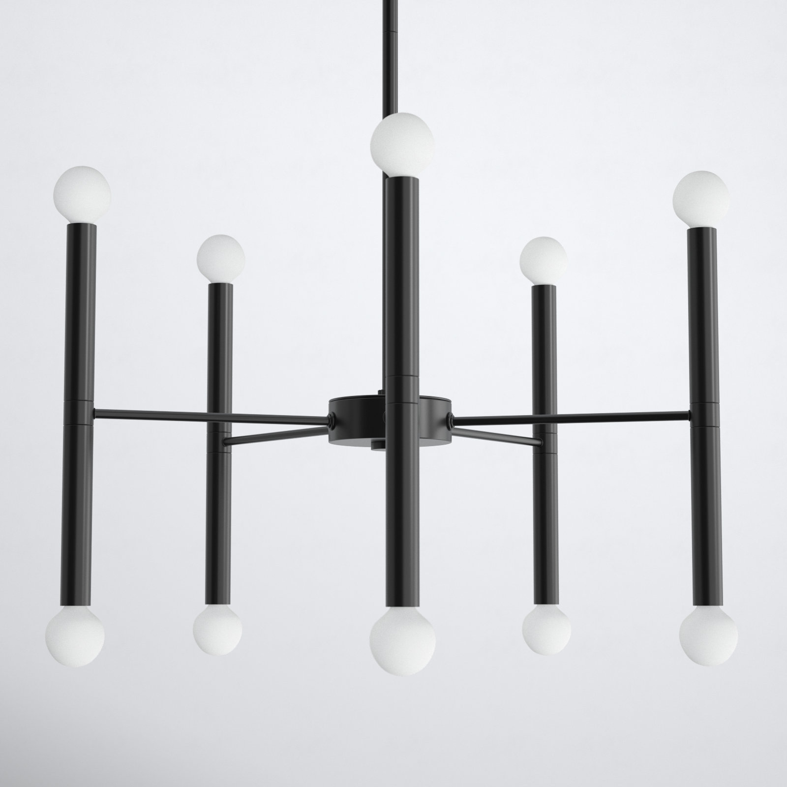 Jamir 10-Light Chandelier, Black