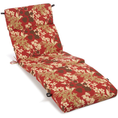 Outdoor 3'' Chaise Lounge Seat / Back Cushion