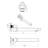 1 Handle Wall Bathtub Spout-62960796