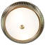 Pudsey Traditional Metal Flush Ceiling Light Fitting with Opal Glass Diffuser-1584649182-1585009577