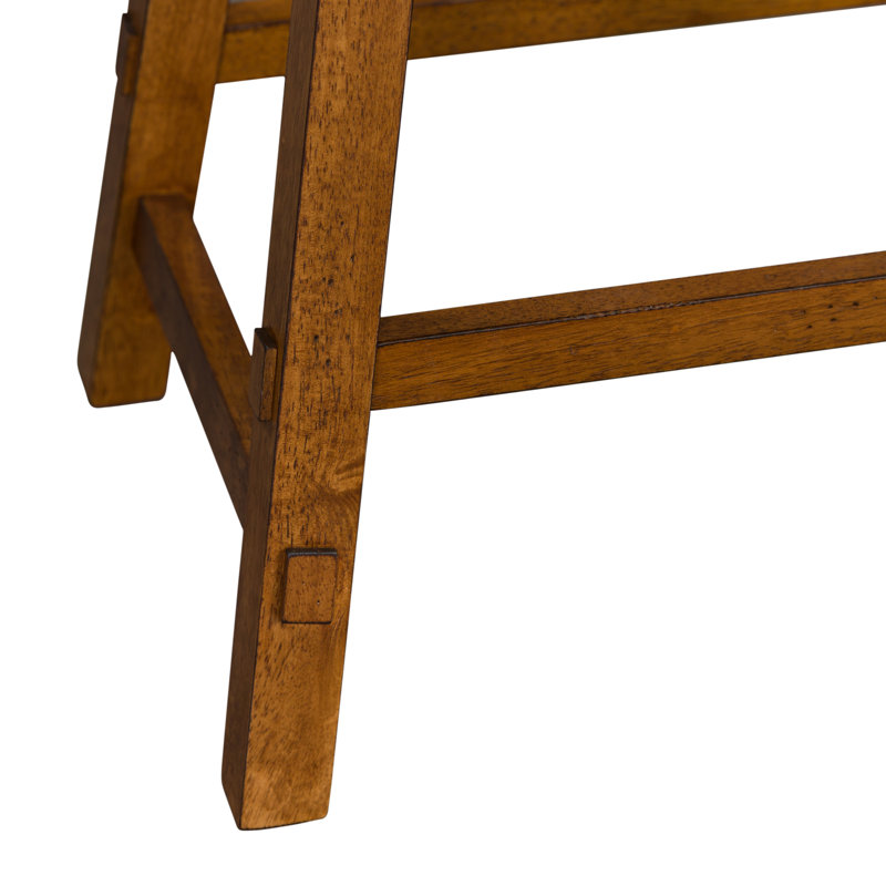 Knaack 24" Barstool w/ Chair Glides, Tobacco, Counter Stool (24" Seat Height)