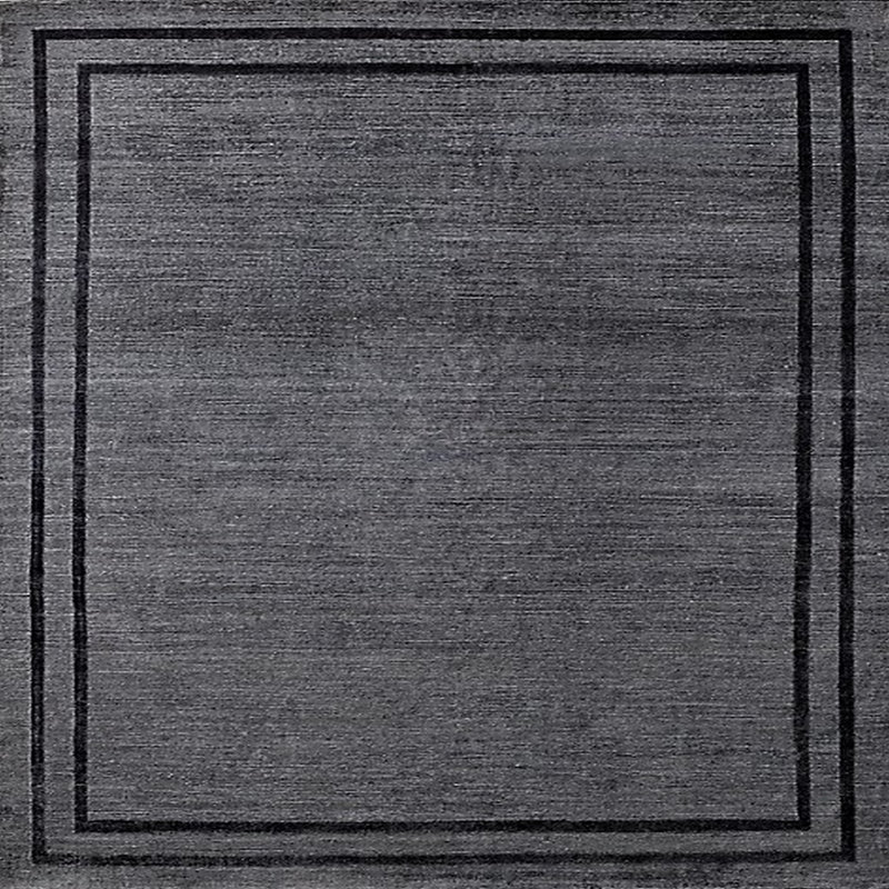 Tapis gris anthracite Krull, Carré 8 pi