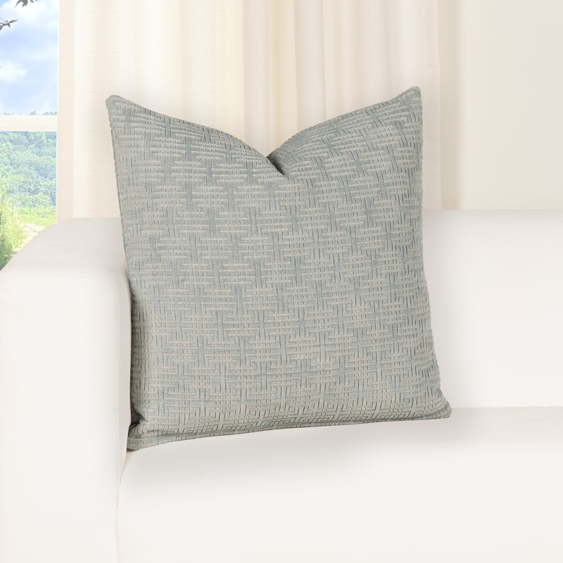 Coussin Odeon, 18 po x 18 po, Polyfill, Bluestar