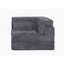 Boneless Compression Mahjong Sofa,Convertible Floor Sofa Bed,DIY Boneless Modular Sectional Sofa,No Assembly Required,Circle Fleece Fabric,Modern Oversized Loveseat,Light Grey-522488307