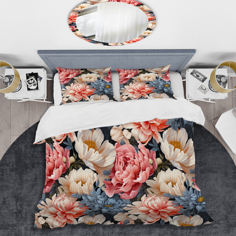 Ensemble de housse de couette French Romance, Housse de couette pour très grand lit et 2 très
