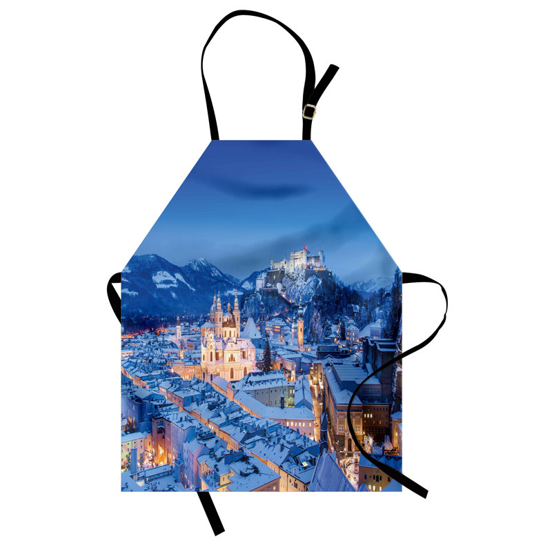 No Pattern Bib Apron