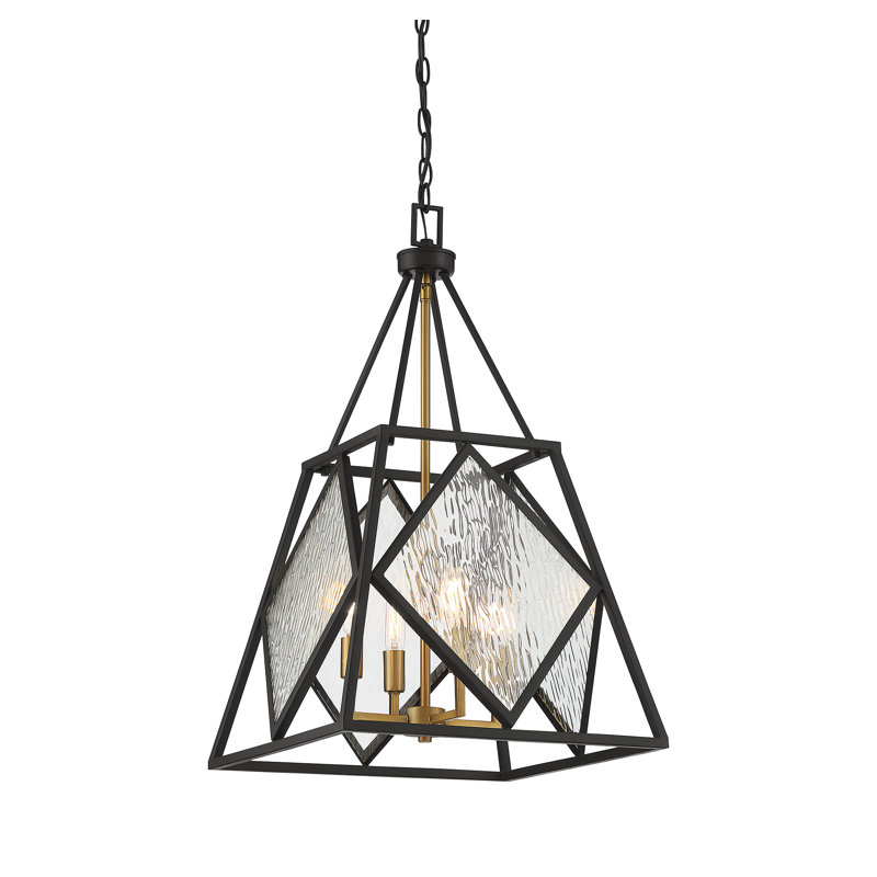 Lustre géométrique à 4 lumières Harrsion