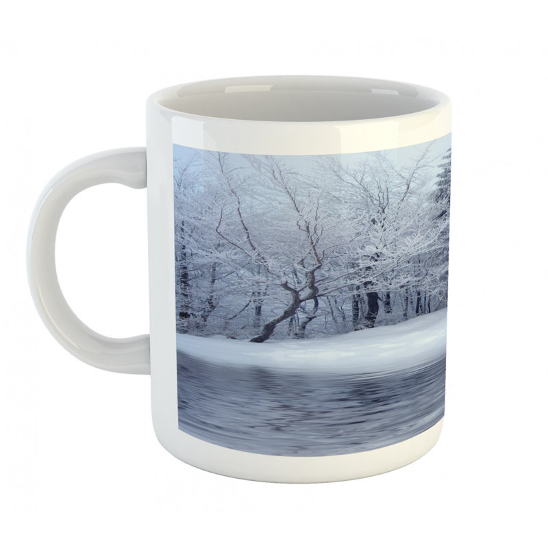 Grande tasse à café congelée lake