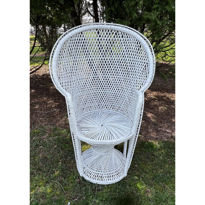 Fauteuil demi-tonneau Corban, Blanc