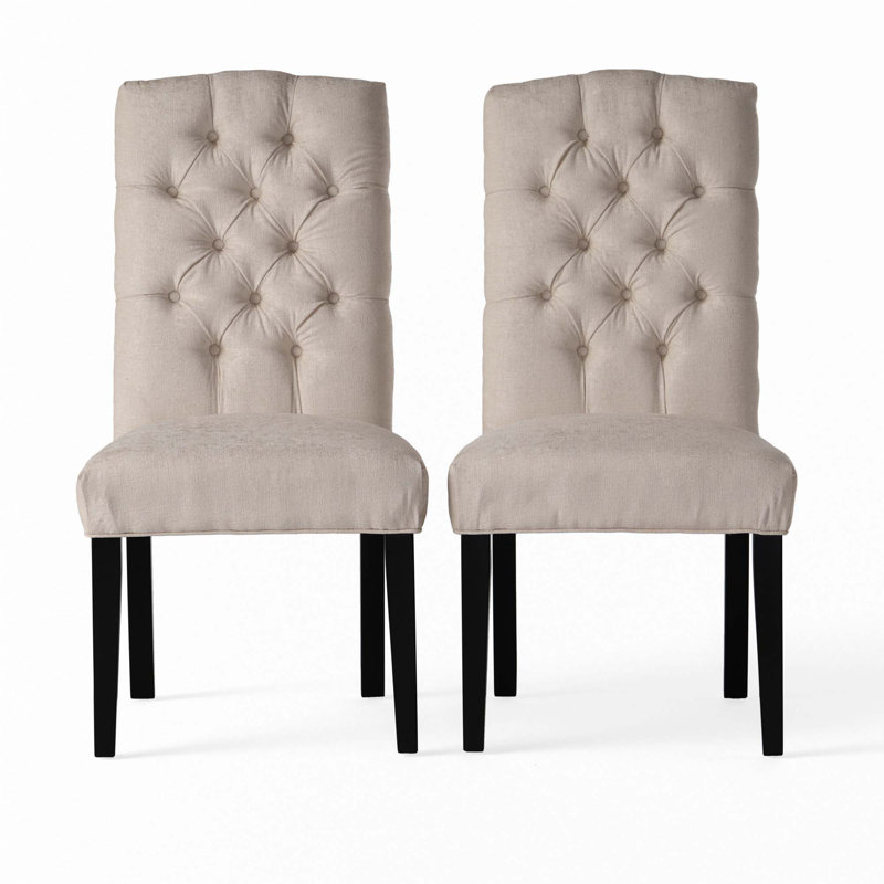 Dining Chair, Dark Gray, Black
