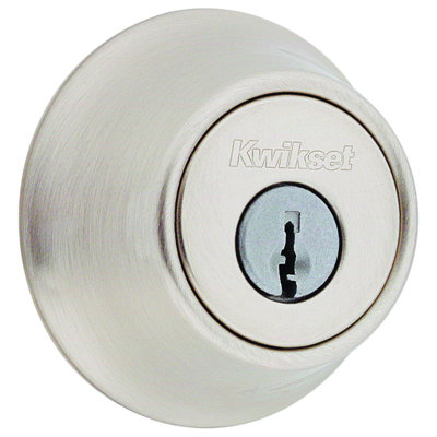 Kwikset Venetian Bronze Metal Deadbolt