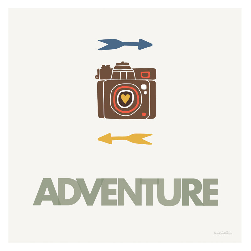 «Adventure» par Mercedes Lopez Charro - impression, H 12 po x l 12 po, Non, Wrapped Canvas