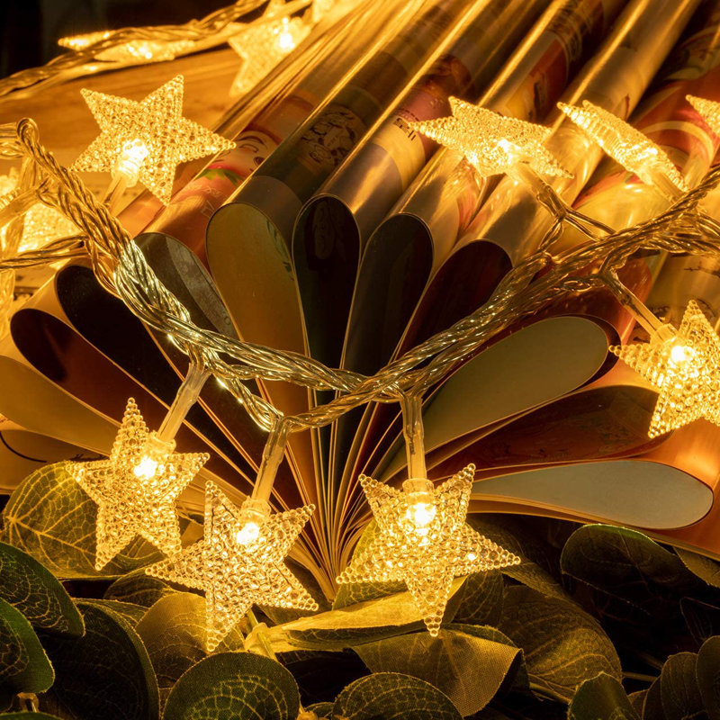 Guirlande de 100 lumières DEL 49 pi pour Noël (multicolore), Multicolore