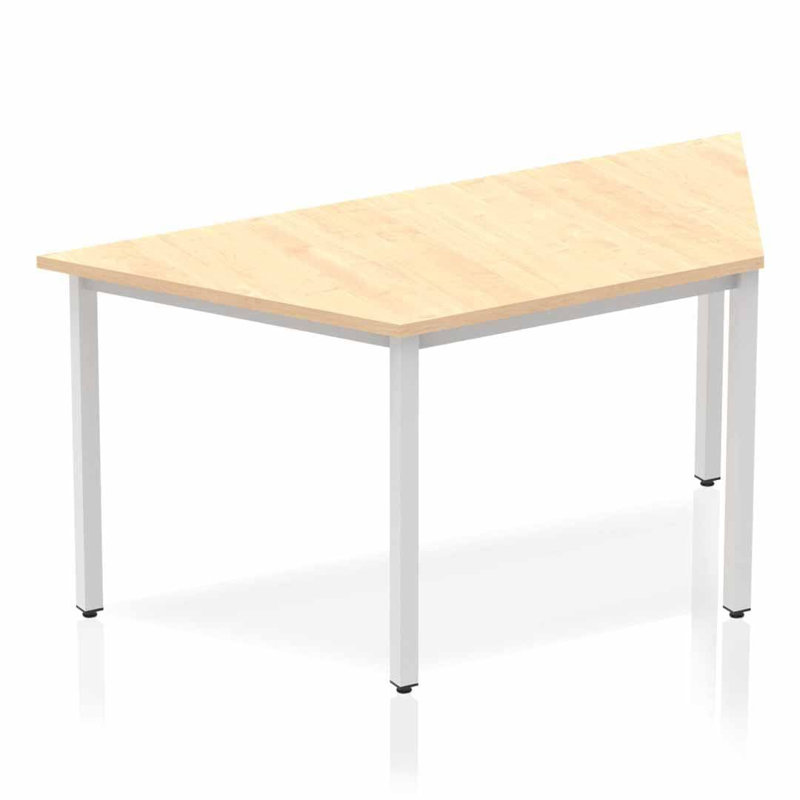 Kyvan 160cm Half-circle Conference Table, Maple Brown