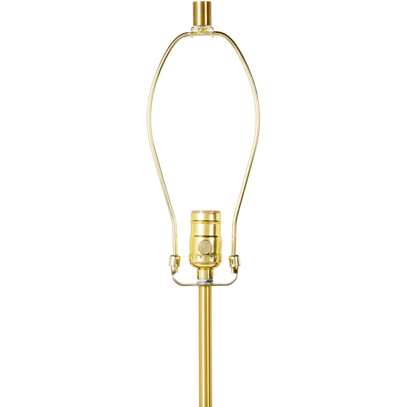 Metal and Stone Table Lamp