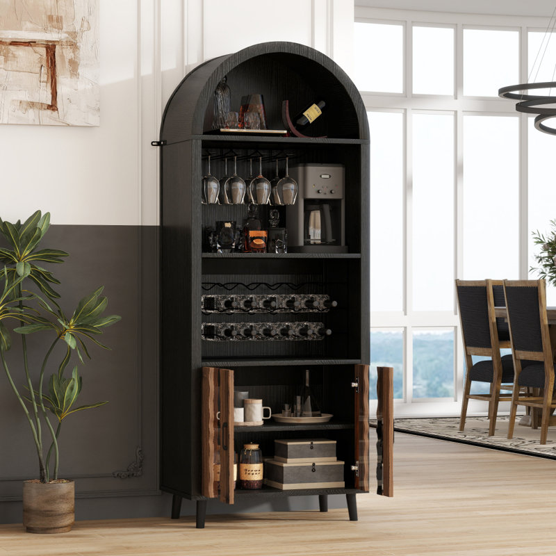 Armoire à vin arquée 71 po Farmhouse