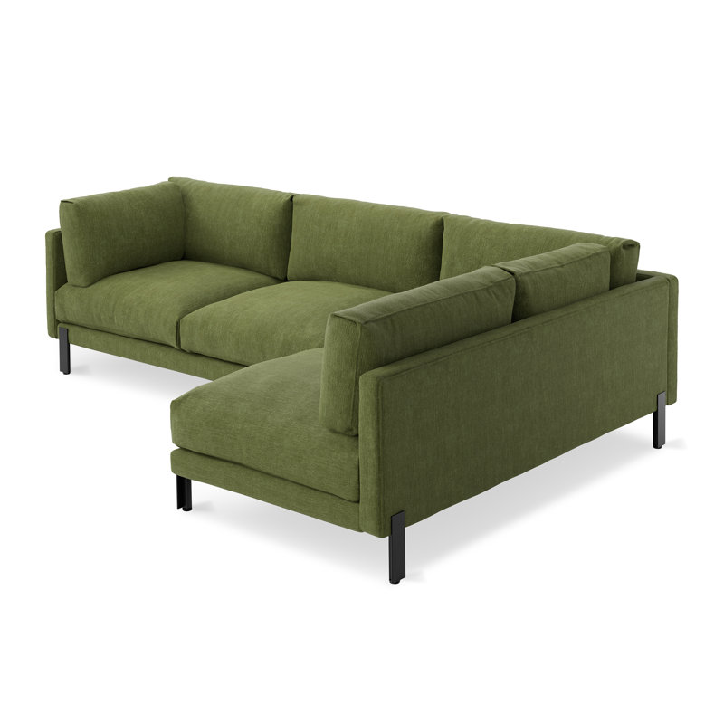 Silverlake Sectional - Right Facing, Bastille Clover