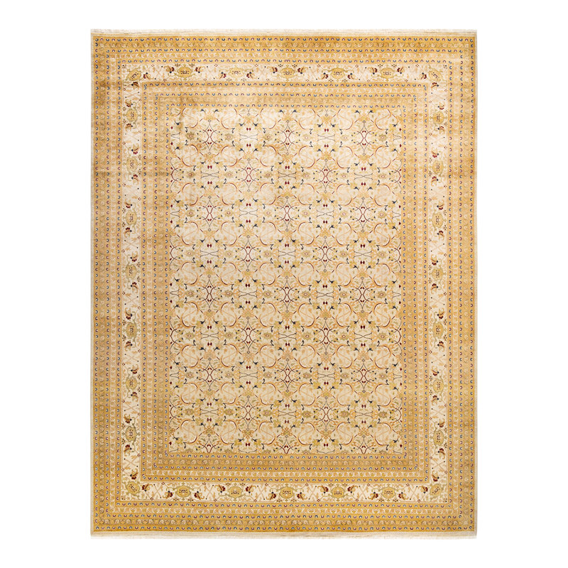 Classic One-of-a-Kind 9' 2" X 11' 9" Hand Knotted Area Rug