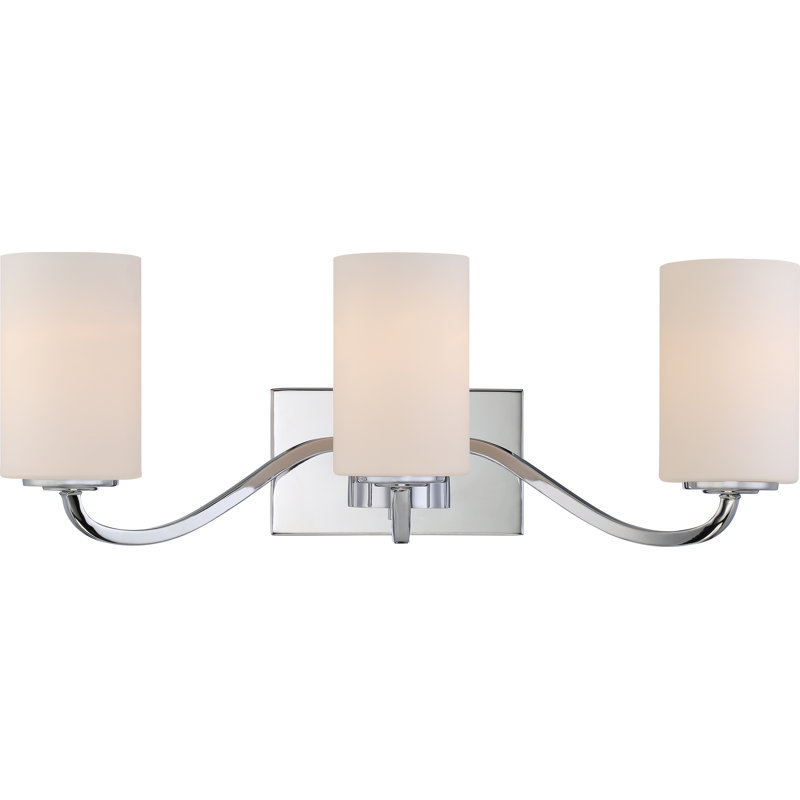 Timberlane 3 - Light Dimmable Vanity Light, Polished Nickel