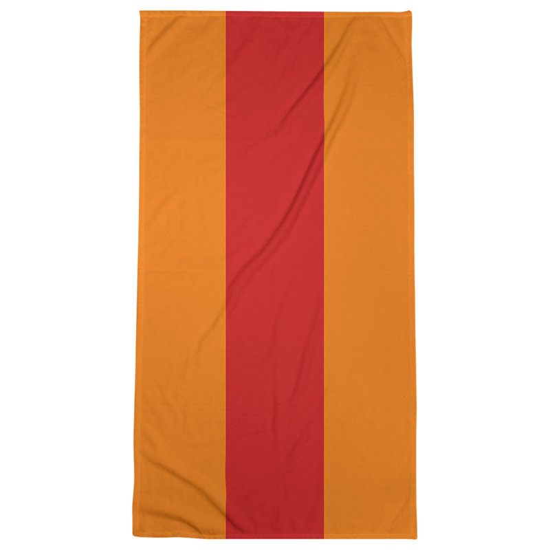 Beach Towel, Orange/Red