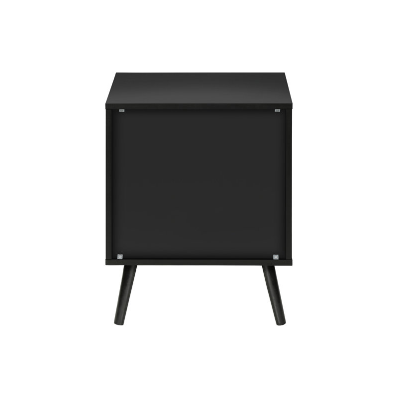 Table d'appoint (table basse incluse seulement), Noir, Noir