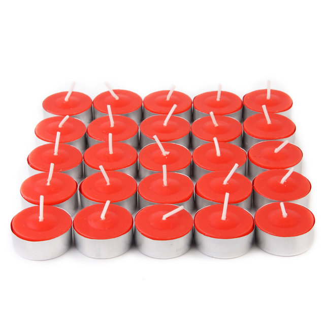 Bougie parfumée Citronella, Rouge, Ensemble de 1 200