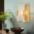 Truet 1 - Light Dimmable Gold Flush Mount Sconce