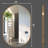 Latwanna Oval Metal Wall Mirror-1008154653-1008154643