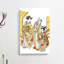 Visiting Komachi by Torii Kiyonaga - Wrapped Canvas Painting-55330671